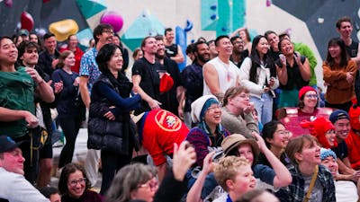 Birthday party crowd