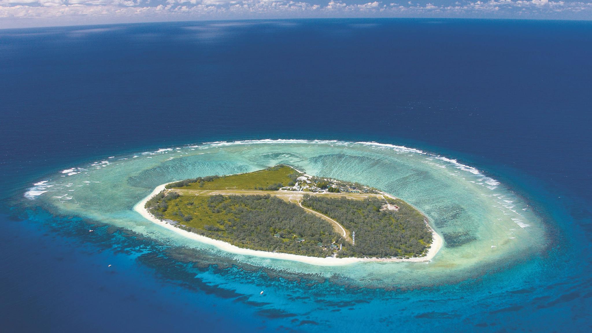 Aerial image of Lady Elliot Island Aerial image of Lady Elliot Island