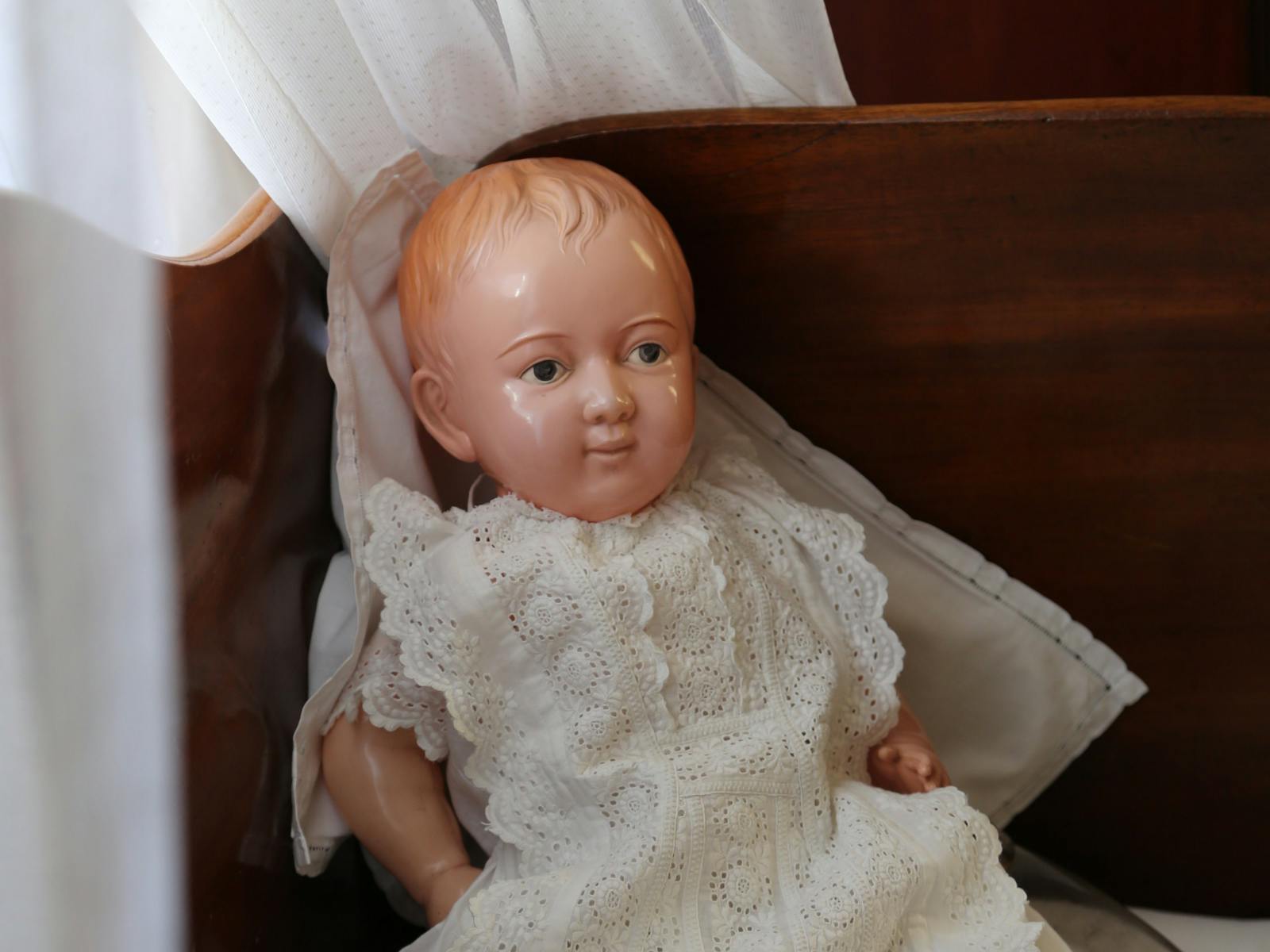 Narryna Heritage Museum nursery - a celluloid doll