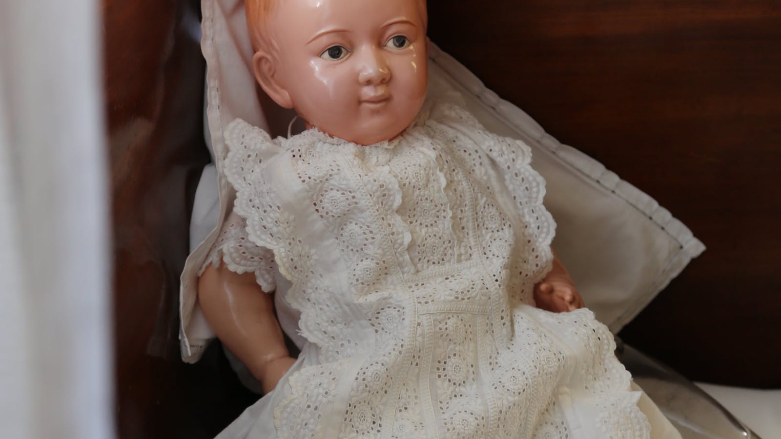 Narryna nursery - an early celluloid doll