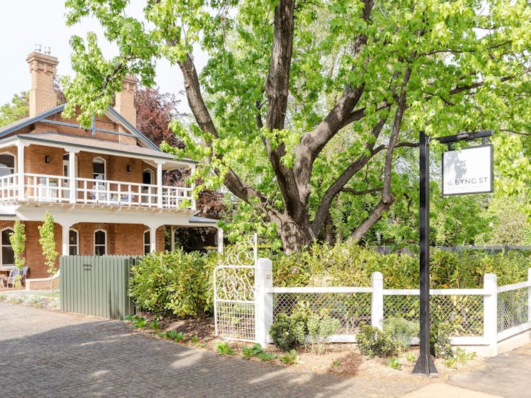 The hotel is a beautiful juxtaposition of the historical homestead and contemporary architecture