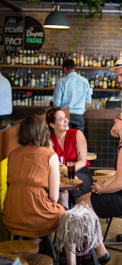 Staff helping customers