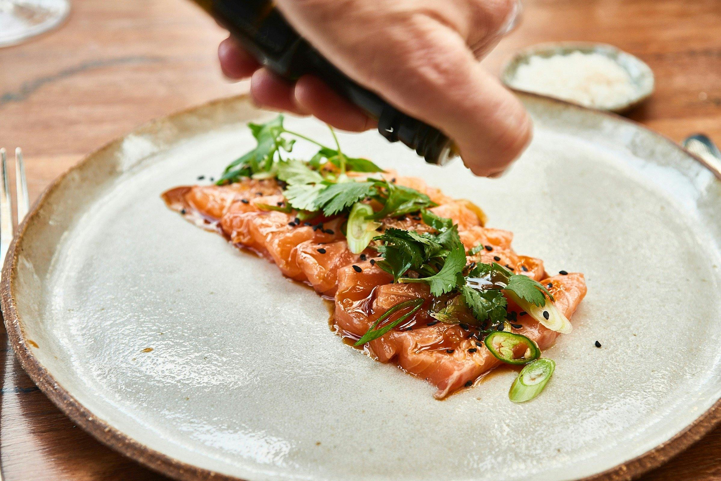 Fresh flavours and contemporary menus at the Gunyah treetop dining room at Paperbark Camp Jervis Bay