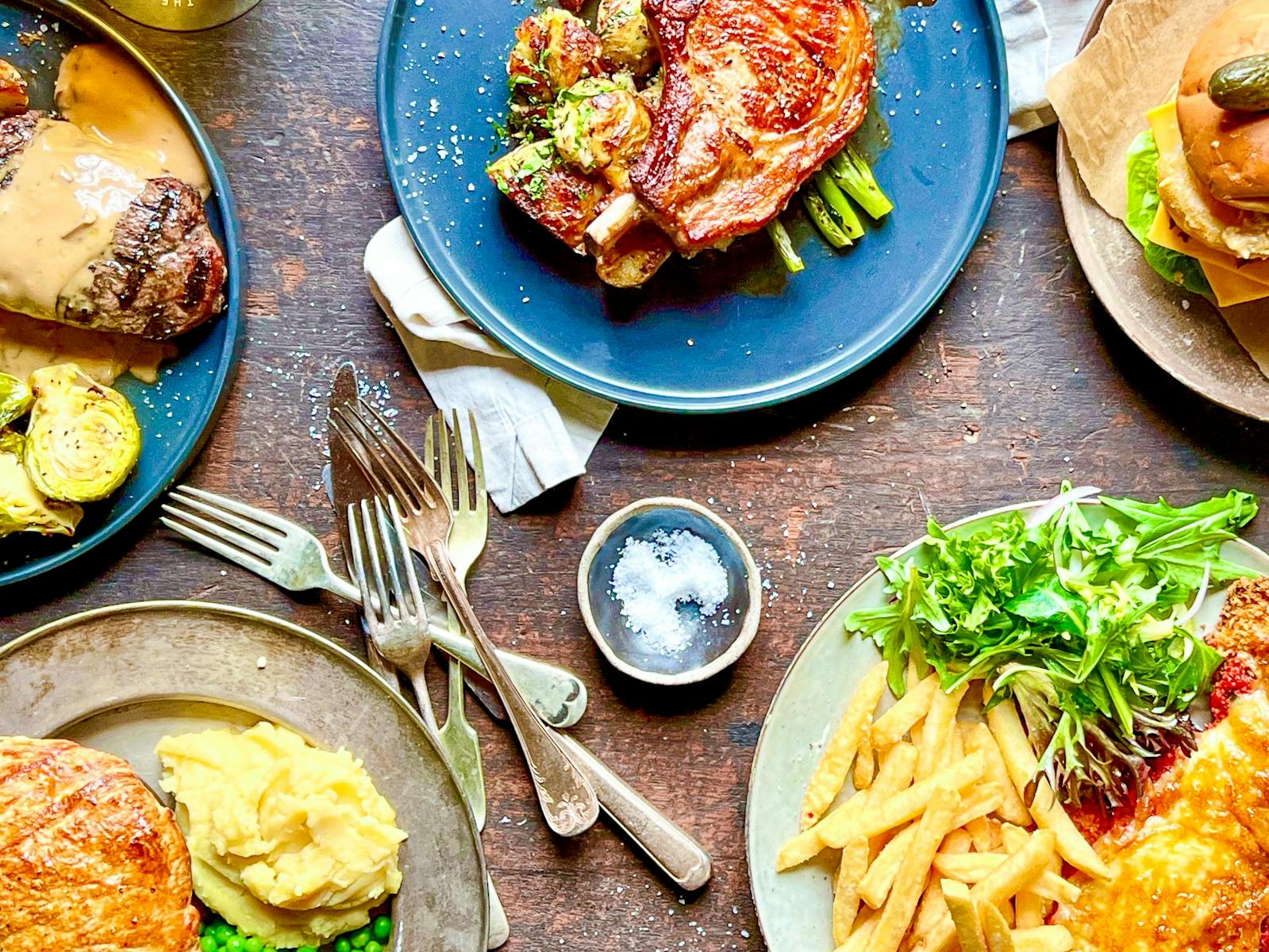 Selection of dishes