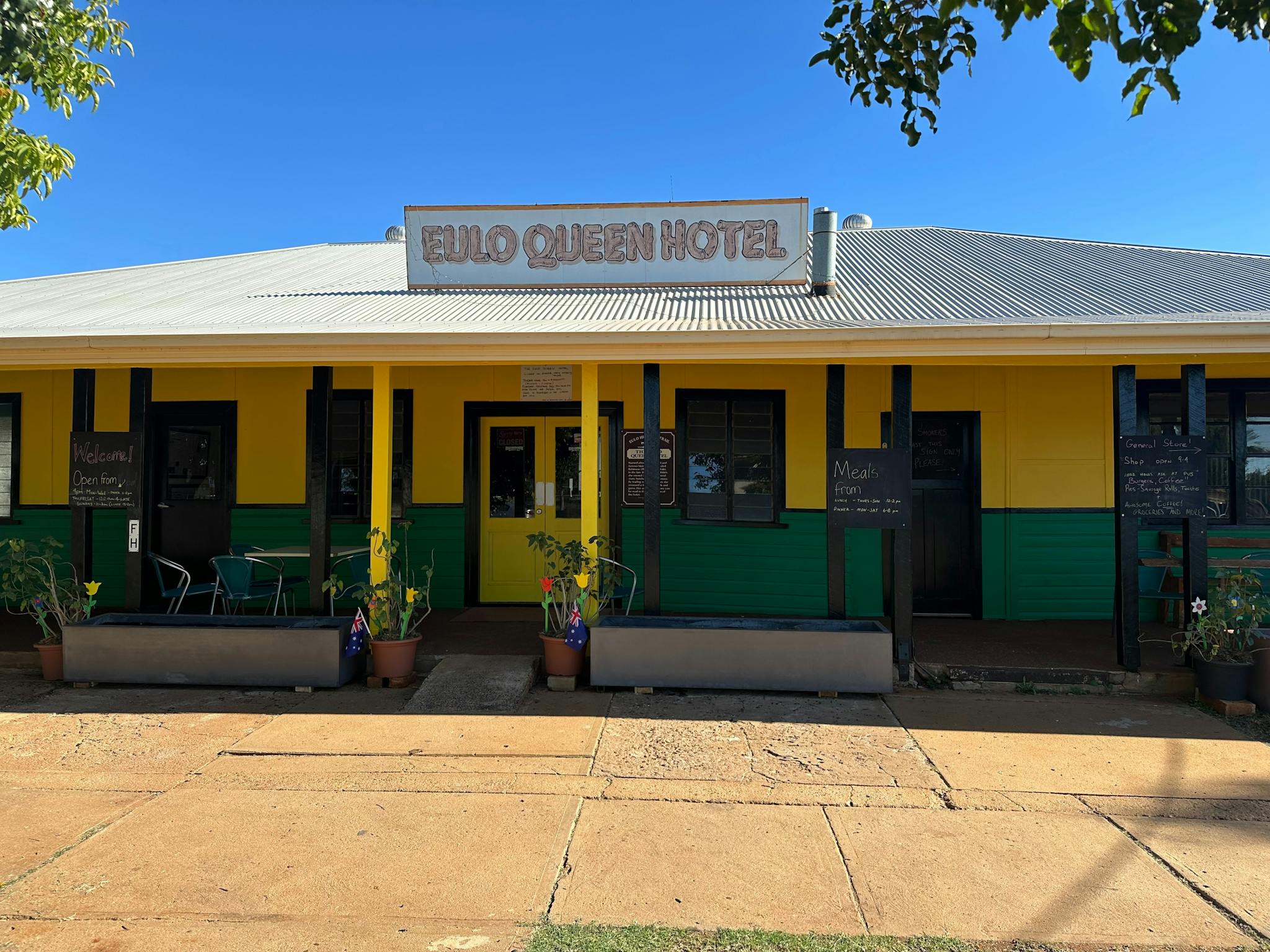 Our hotel- painted in Australian Colors Our hotel- painted in Australian Colors
