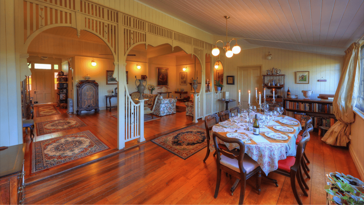 Living and dining room comfort at The Falls