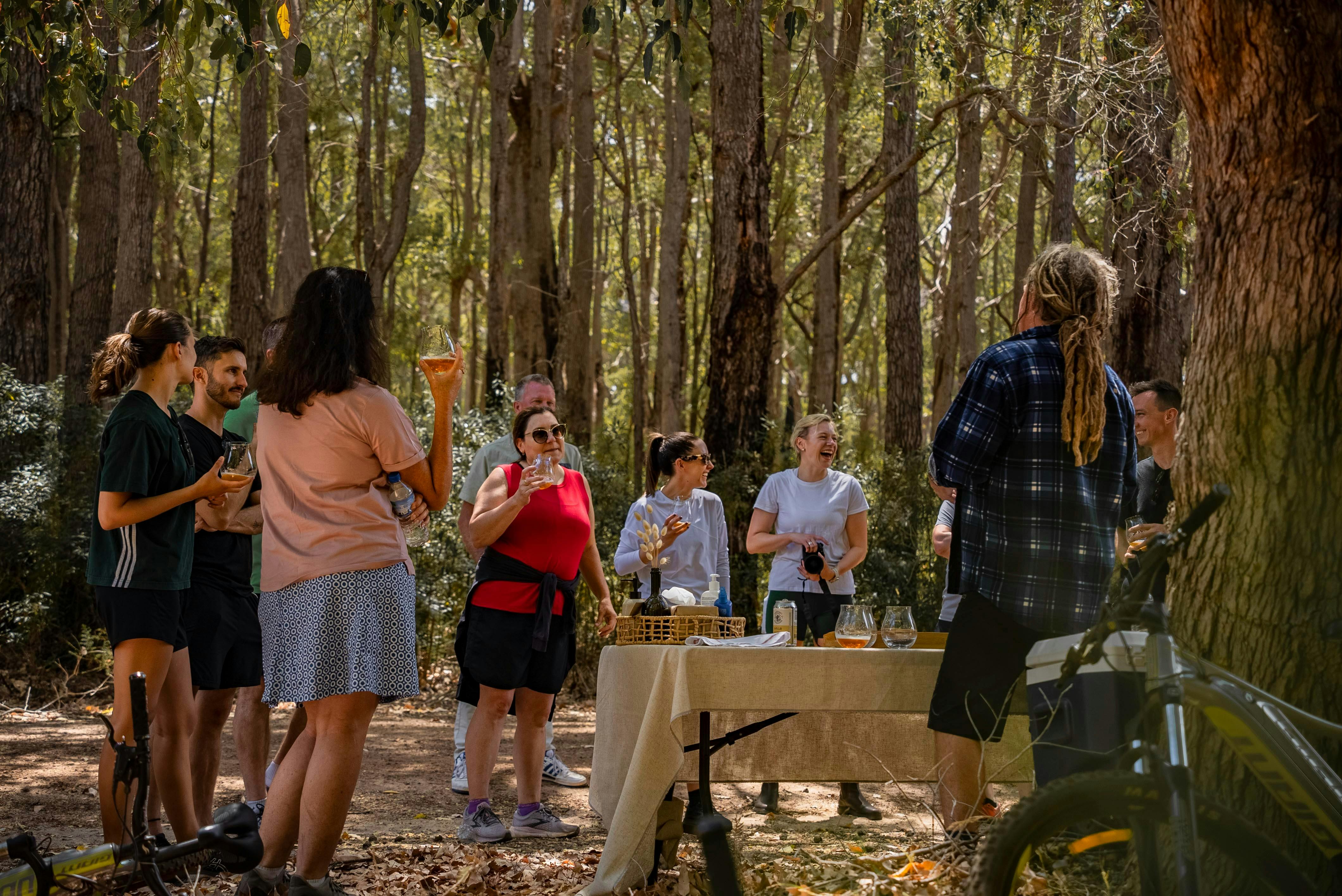 Earn Your Vino surprises guests on MR MTB Tour