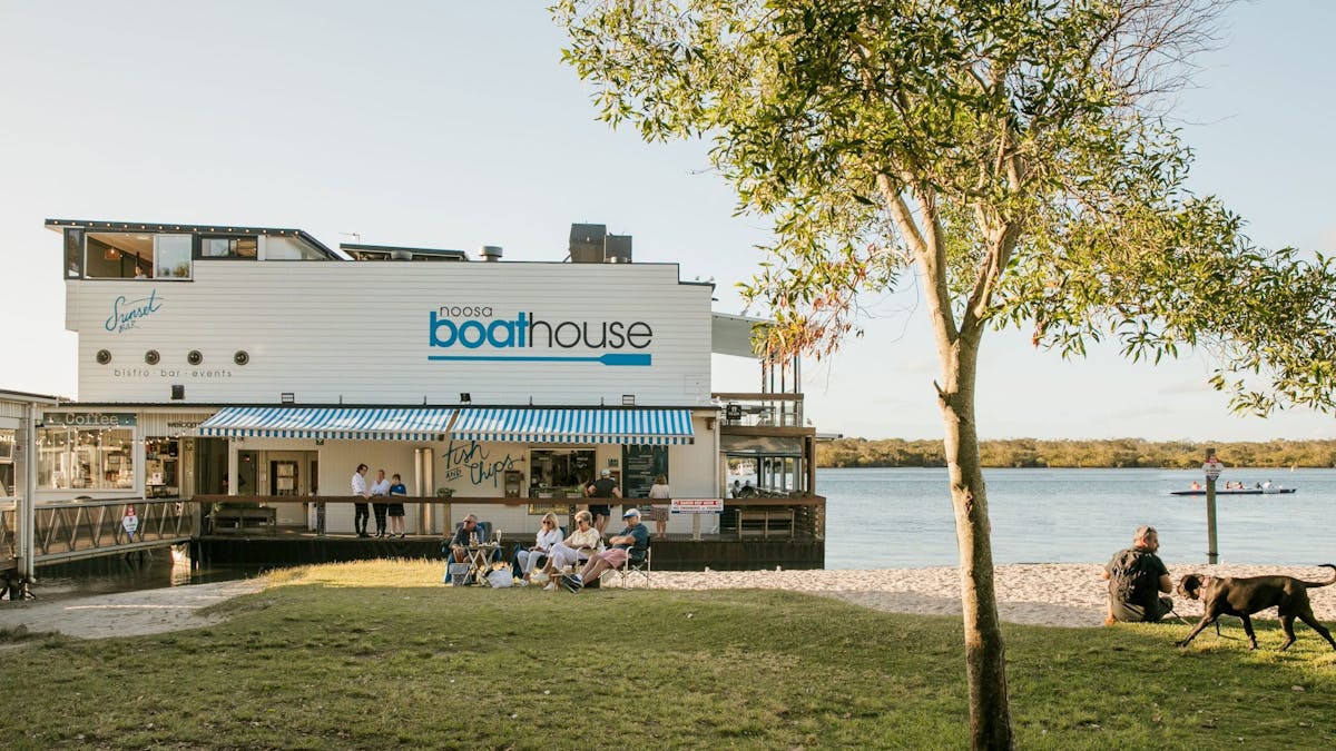 Noosa restaurant venue on the river