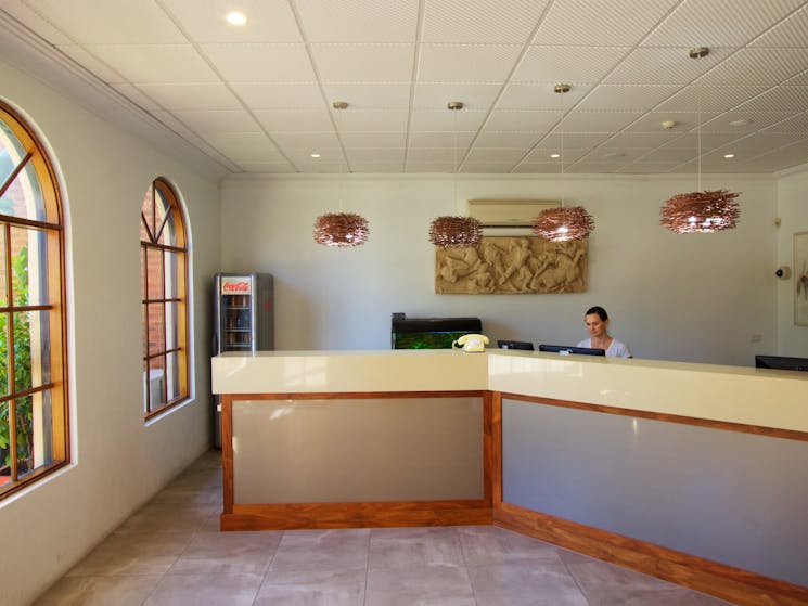Albury Paddlesteamer Motel Reception desk available to assist all guests