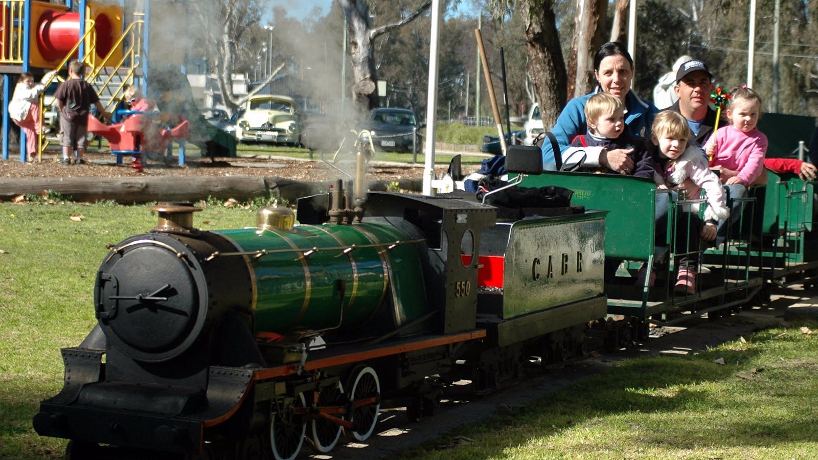 Corowa Apex Miniature Steam Train