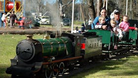 Corowa Apex Miniature Steam Train