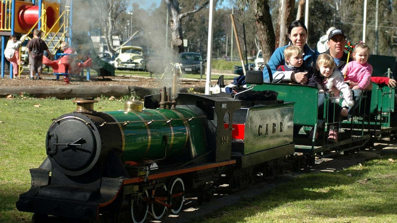 Corowa Apex Miniature Steam Train