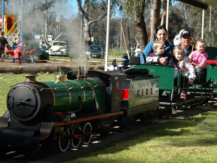 Corowa Apex Miniature Steam Train