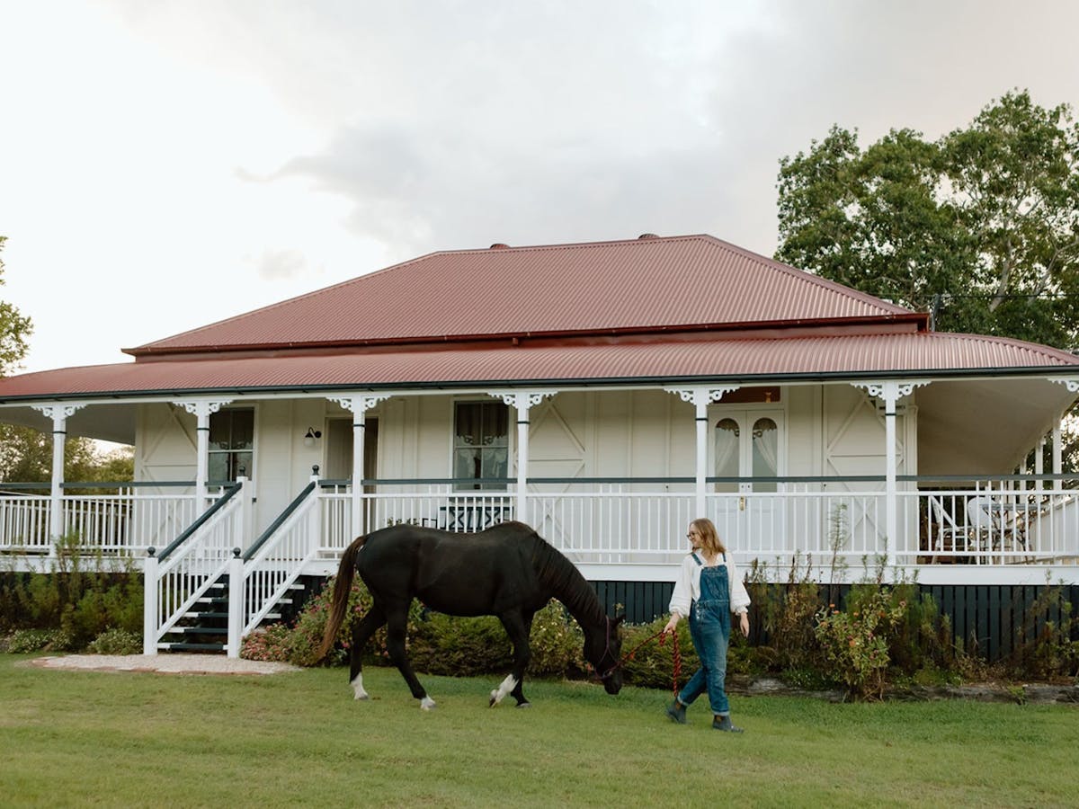 A country farmhouse with original queensalnd features