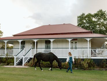 A country farmhouse with original queensalnd features