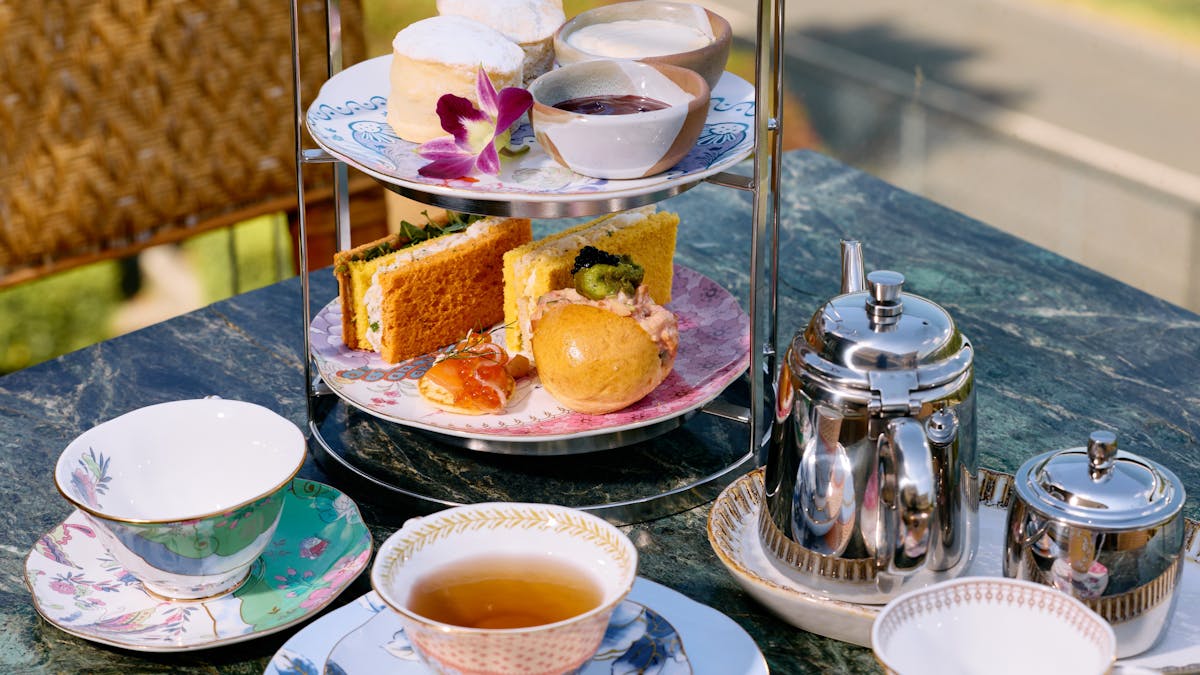 High Tea outside