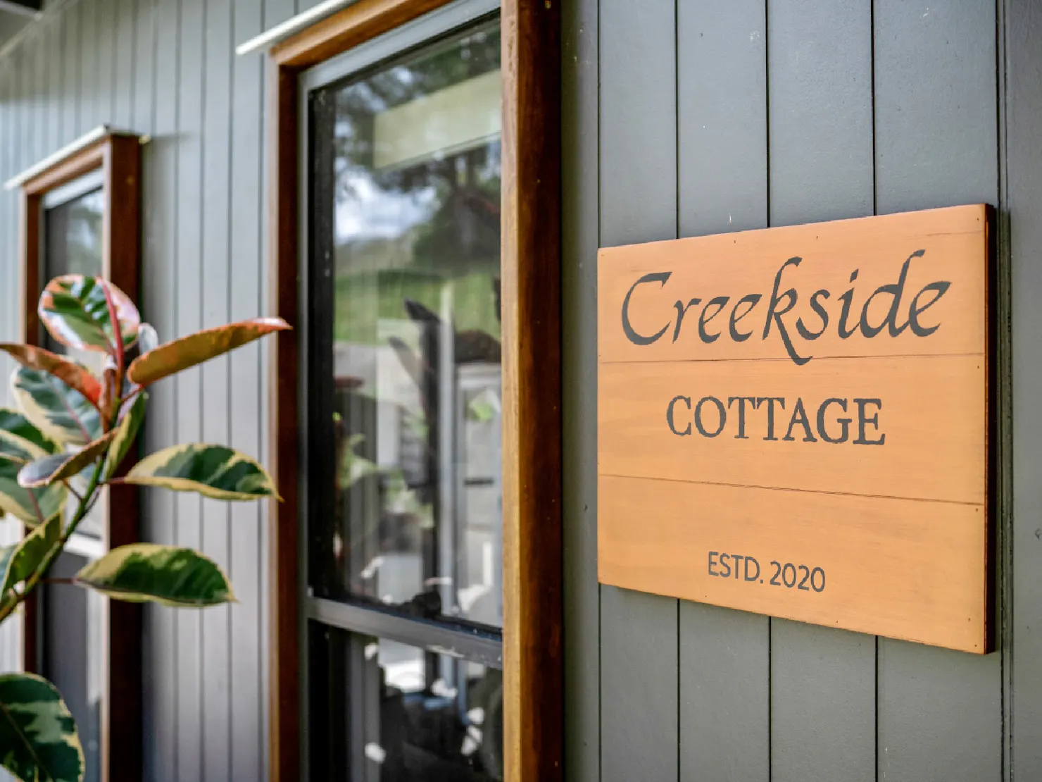 Front door of Cottage