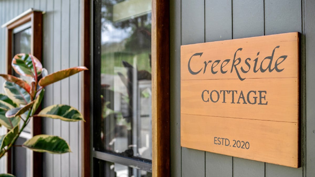 Front door of Cottage