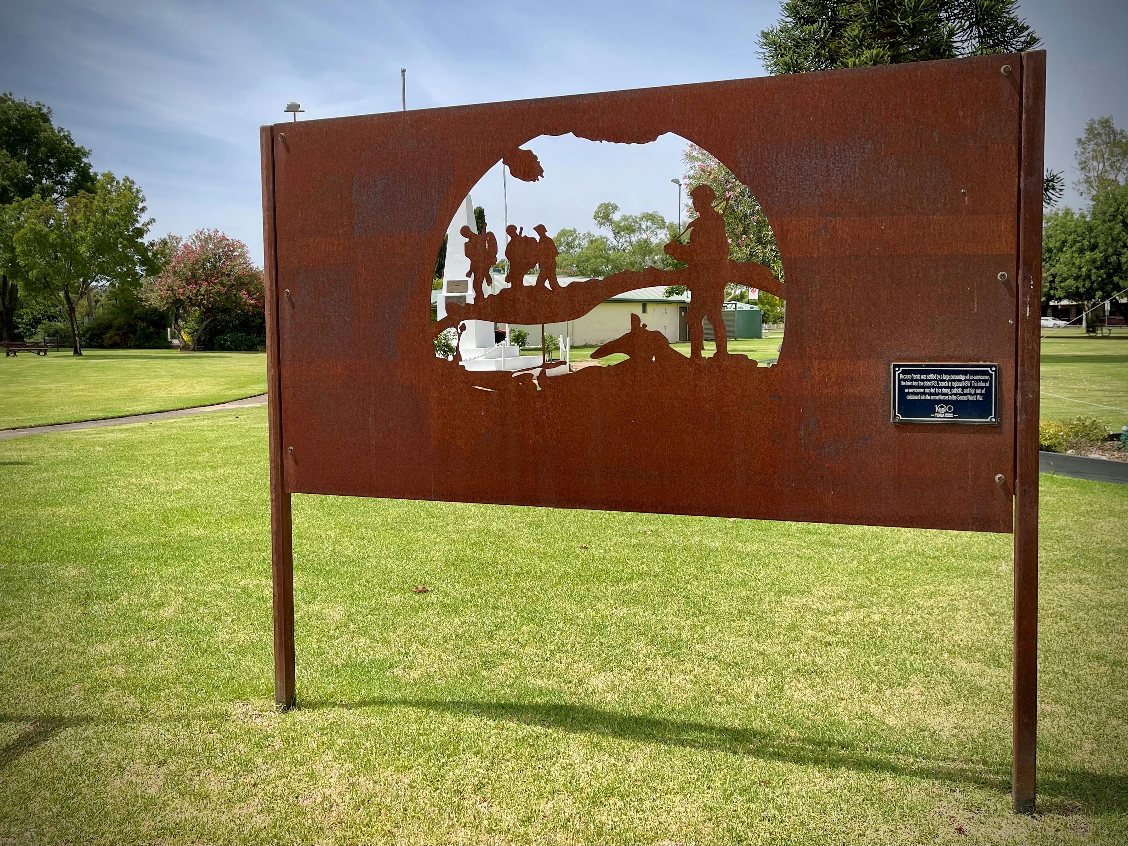 Yenda Centenary Sculptures