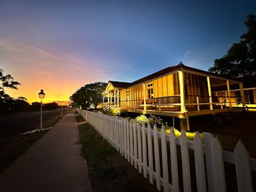 Heritage Precinct at sunset, Visit Croydon QLD, Outback Queensland, This is Queensland, Heritage
