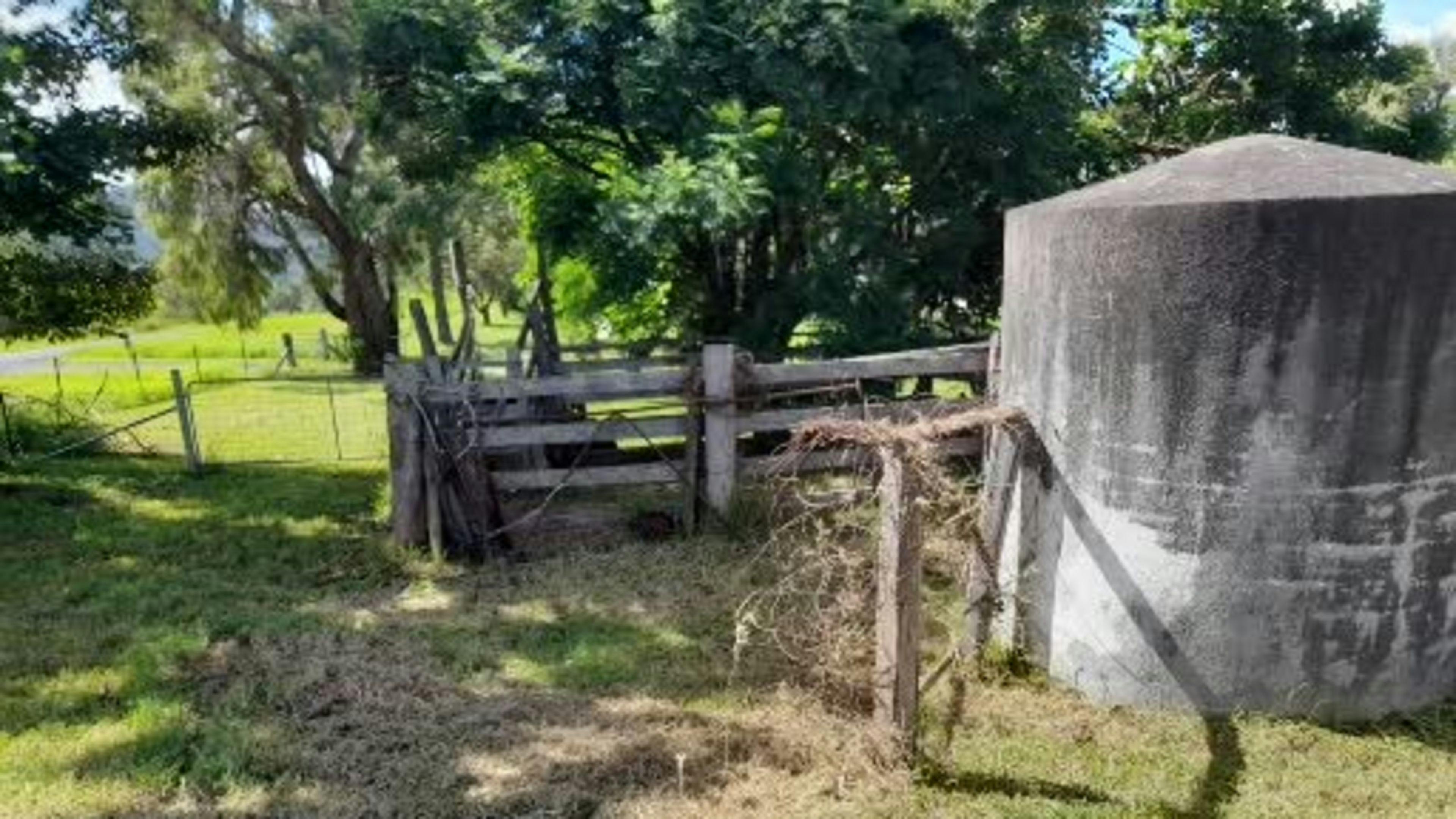 Looking back at site and entrance