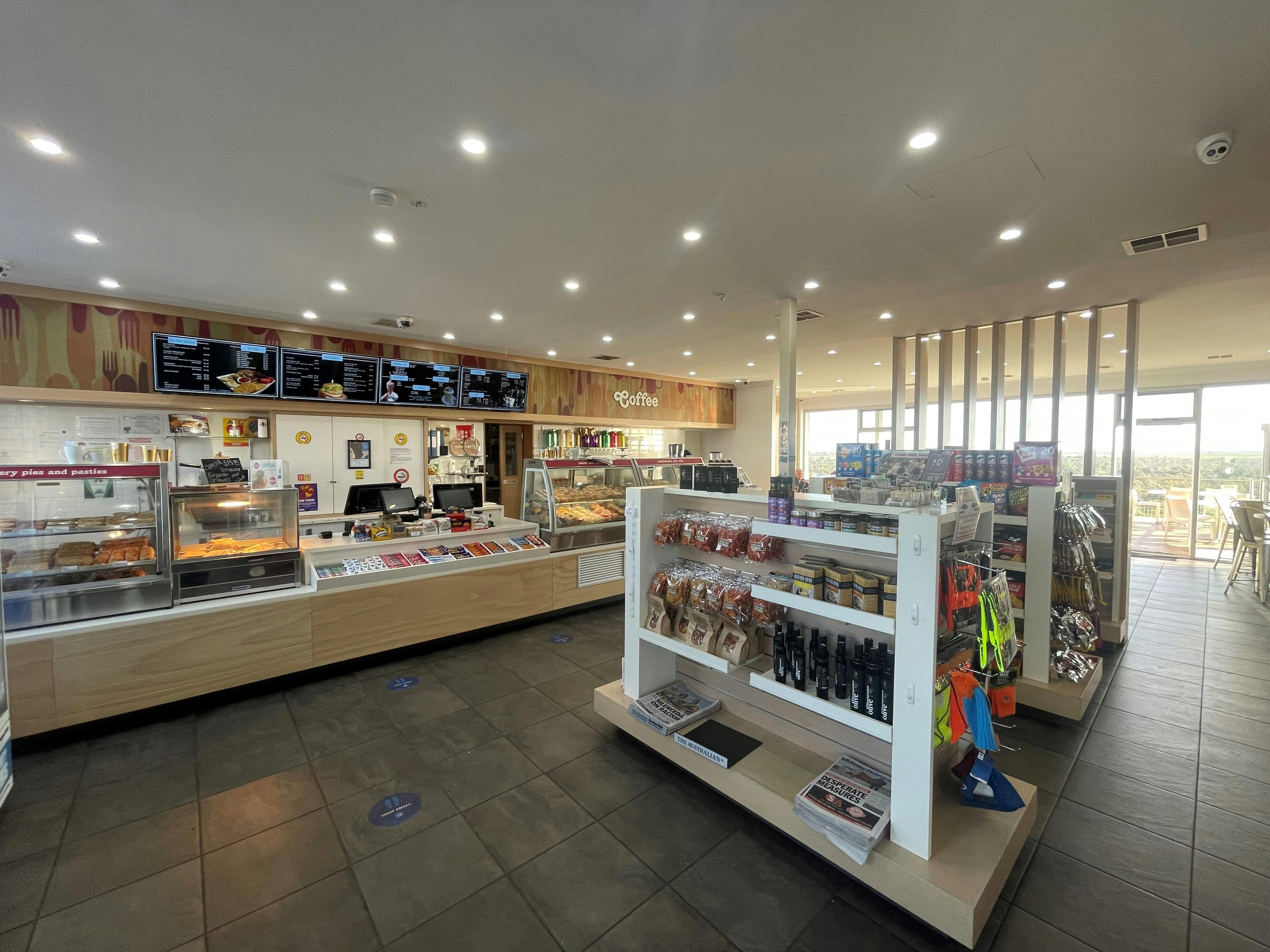Inside Viewpoint Cafe