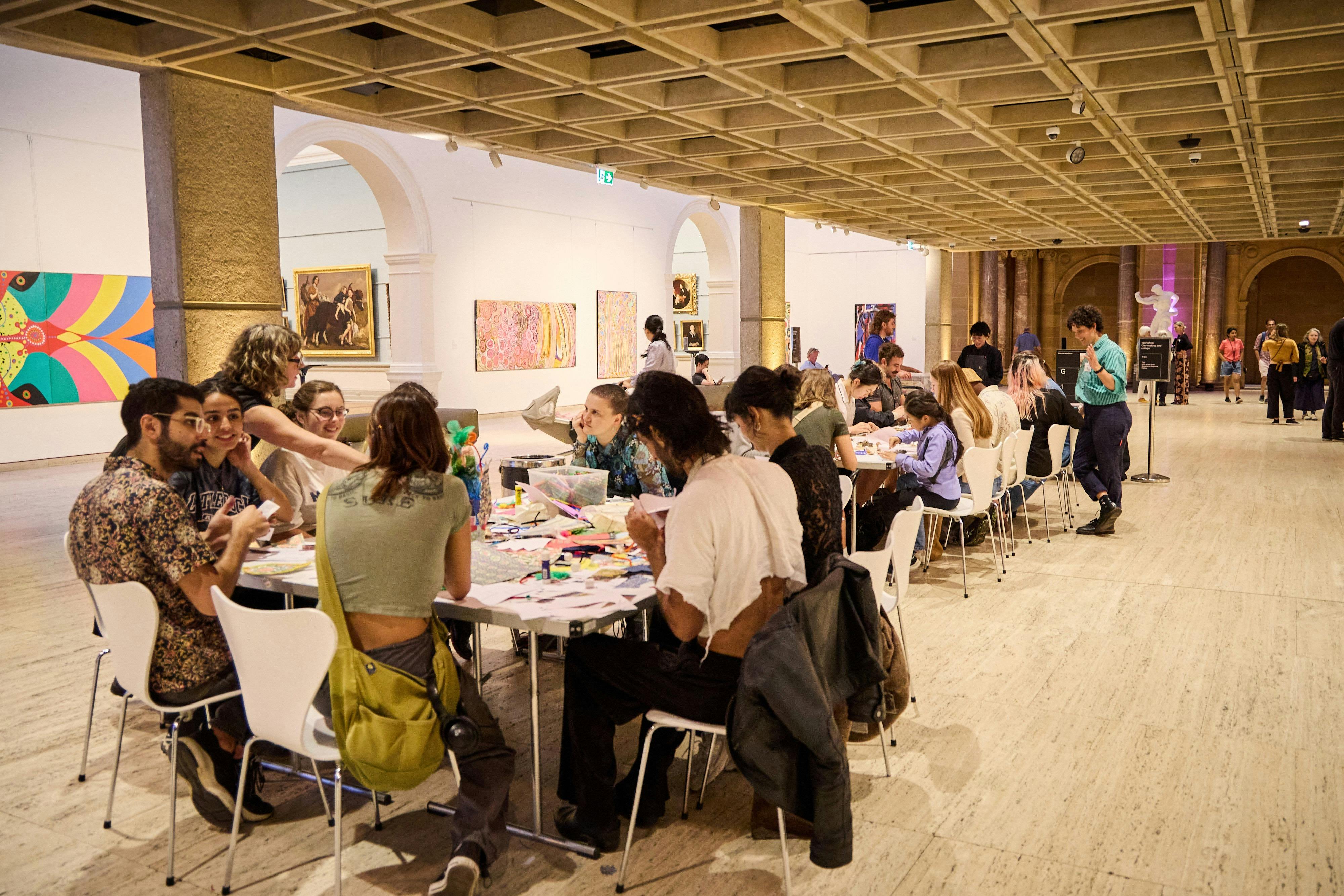Drop-in workshop Collaging with Claudia Nicholson