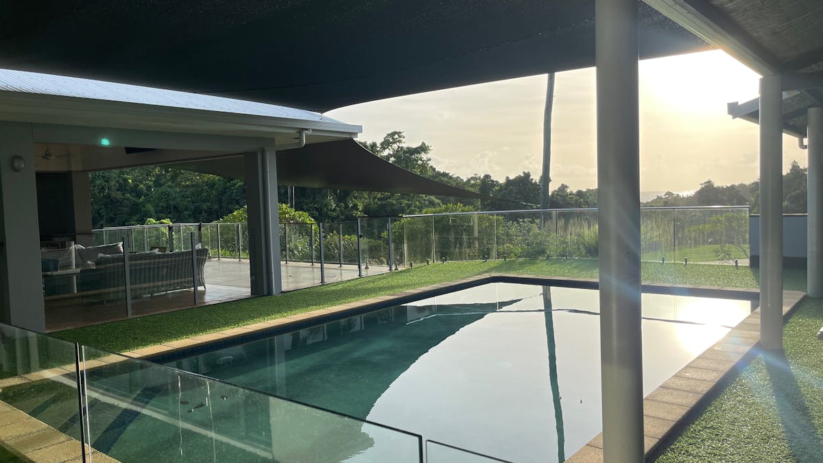 Undercover swimming pool