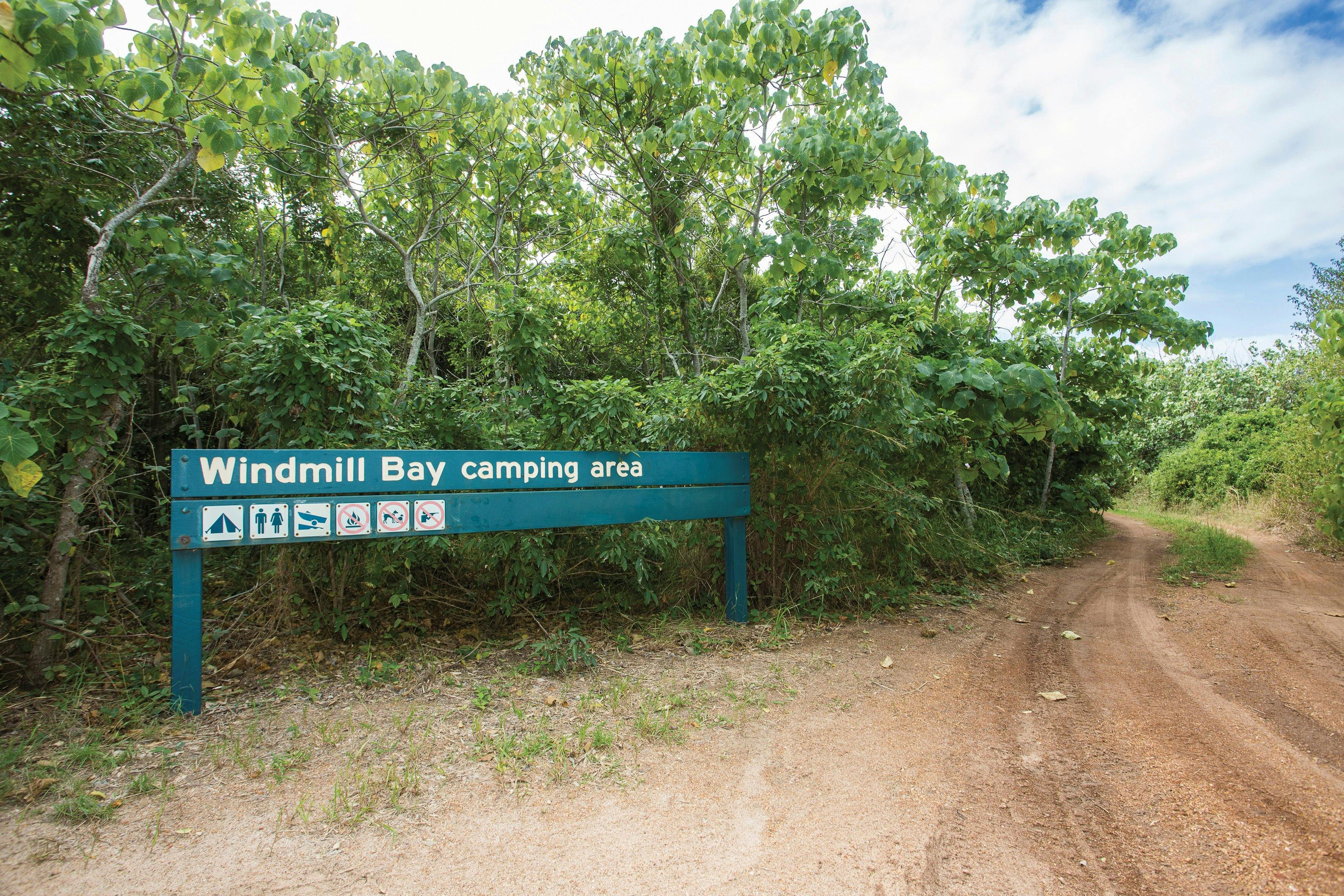 Windmill bay camping area, Cape Palmerston National Park