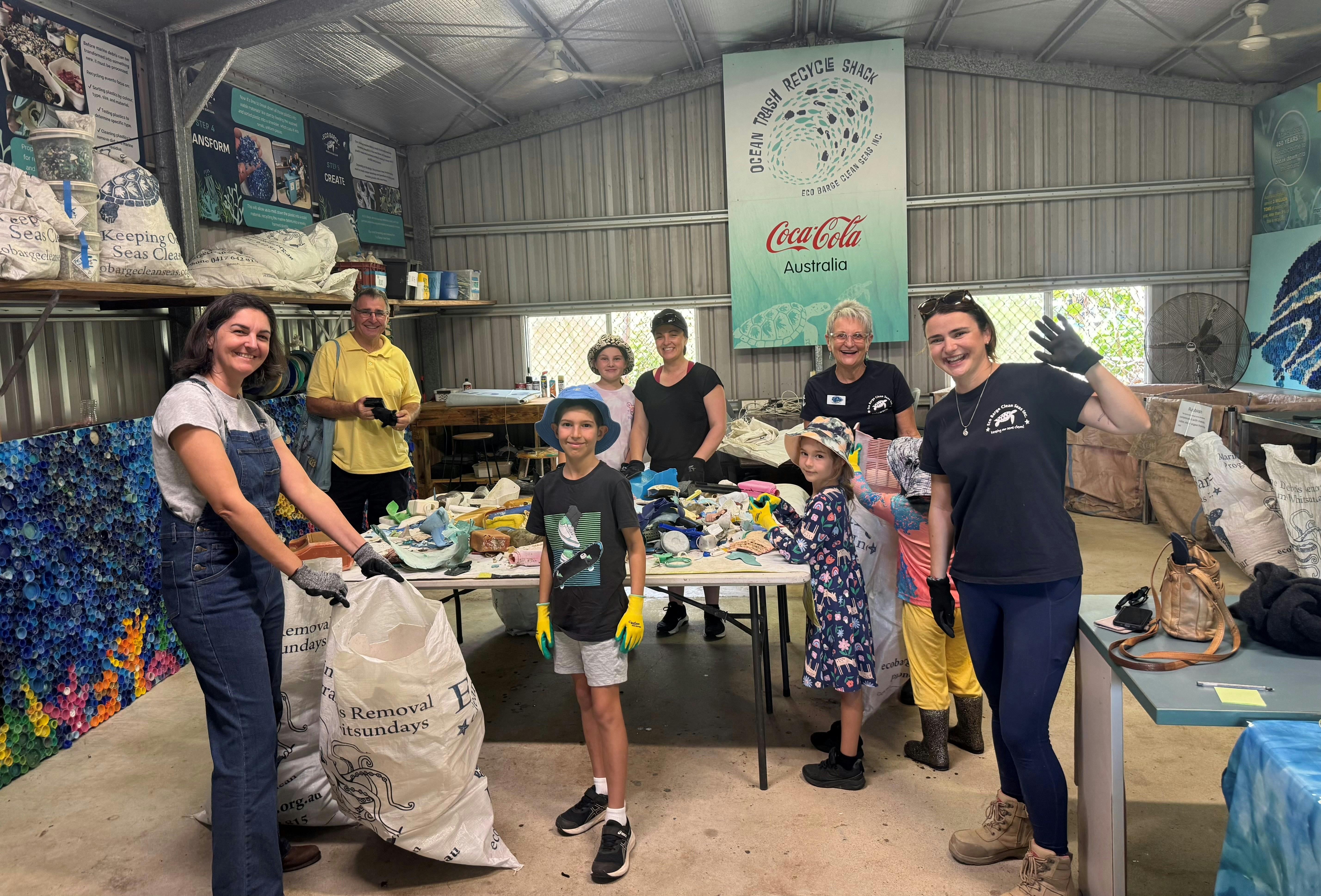 Sorting marine debris