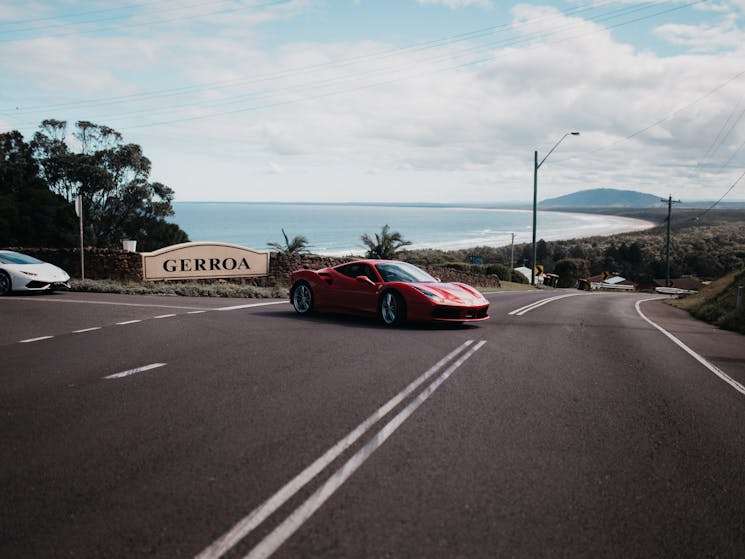 Accelerate along the Kiama Bends and the smoothly surfaced roads into Jamberoo