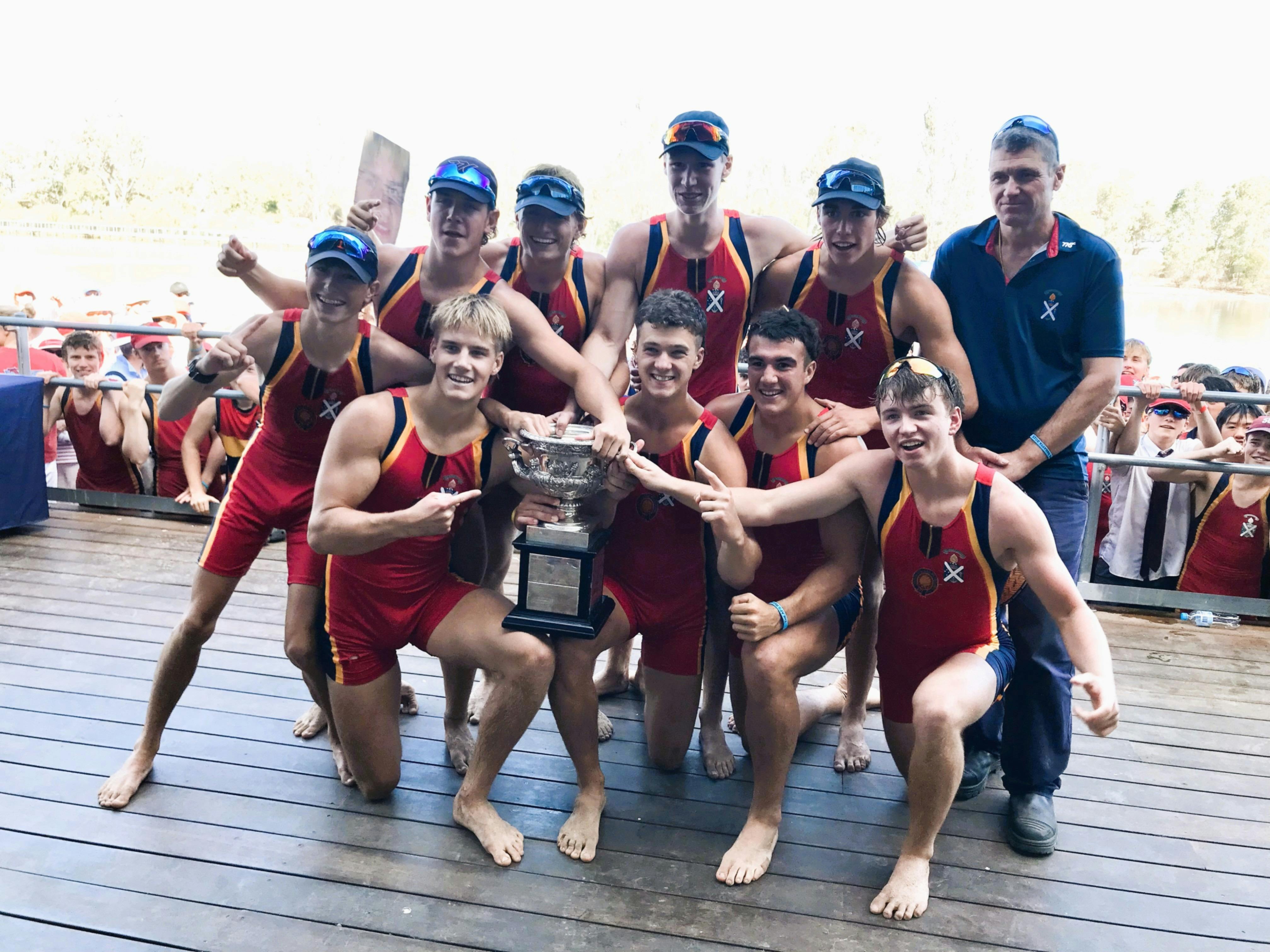 The APS Regatta - Boys Head of the River winners