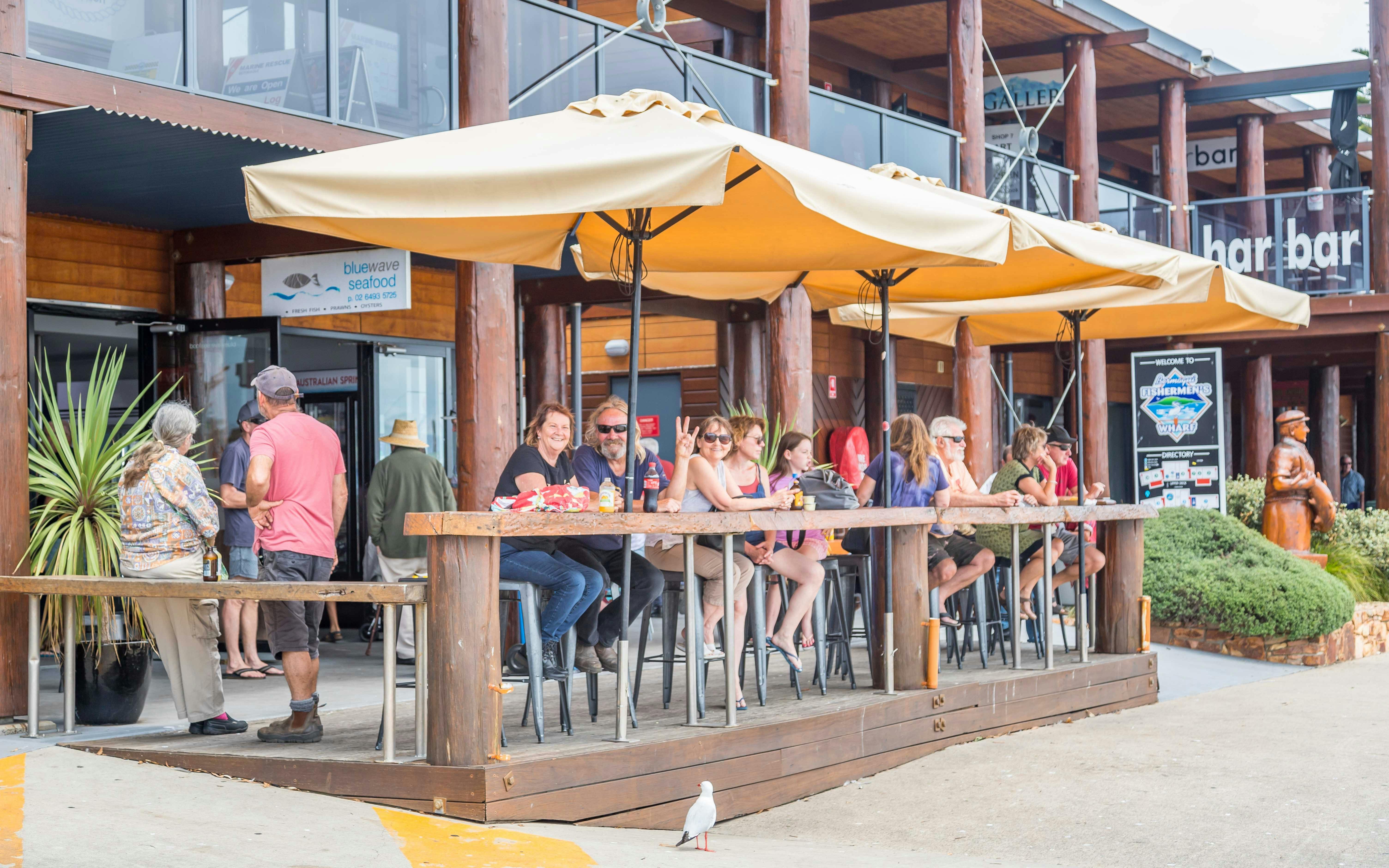 伯馬吉漁人碼頭，伯馬吉港，餐廳，新南威爾斯州藍寶石海岸