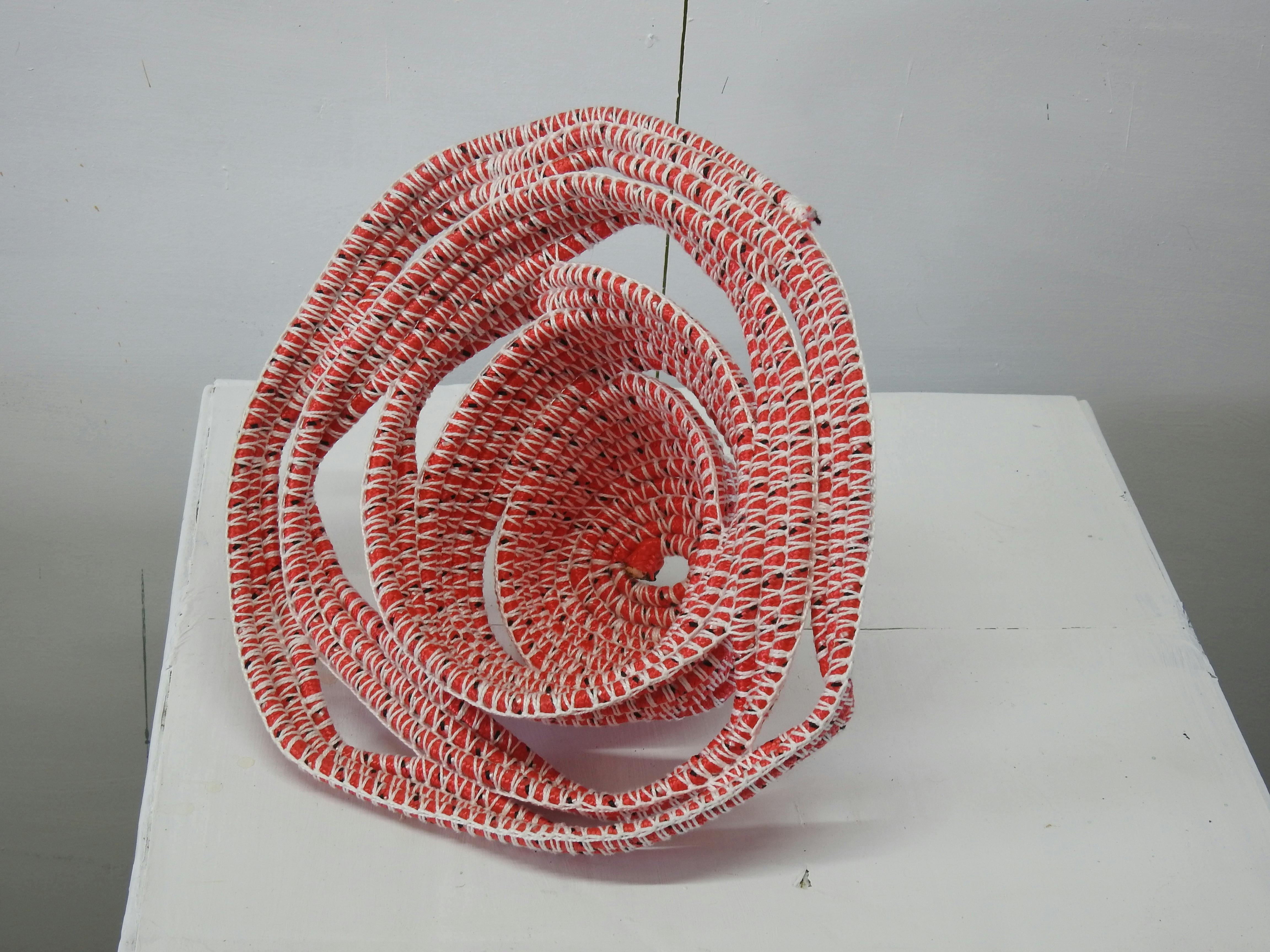 textile sculpture titled cant afford fruit