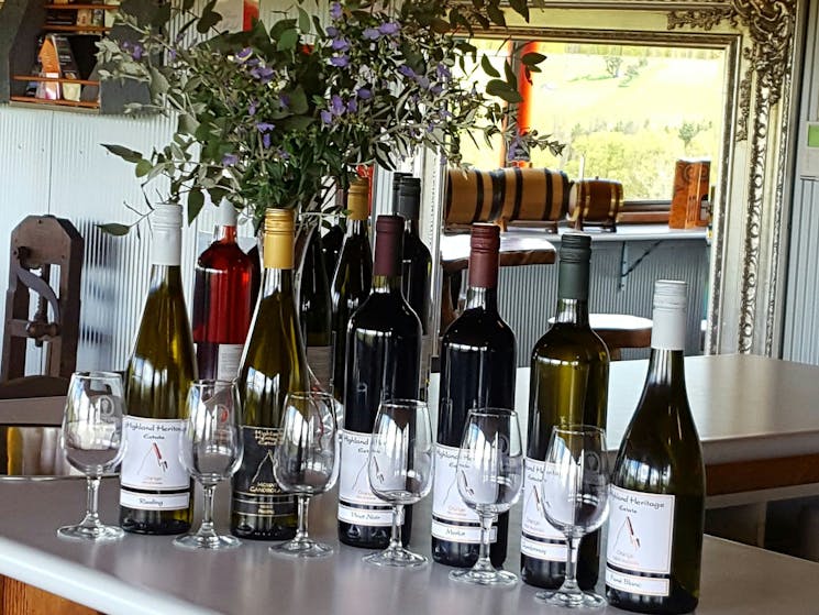 Award winning wines at Highland Heritage