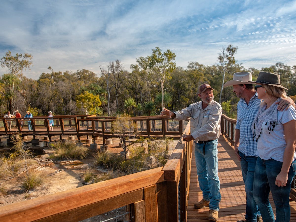 Guided tour of Talaroo Hot Springs