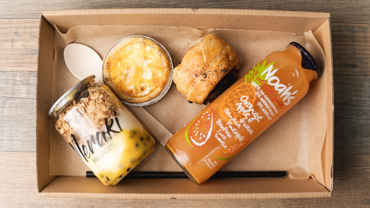 Morning tea catering box