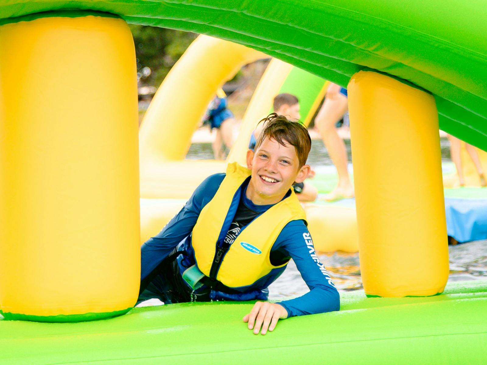 Kid enjoying Splash Waterpark
