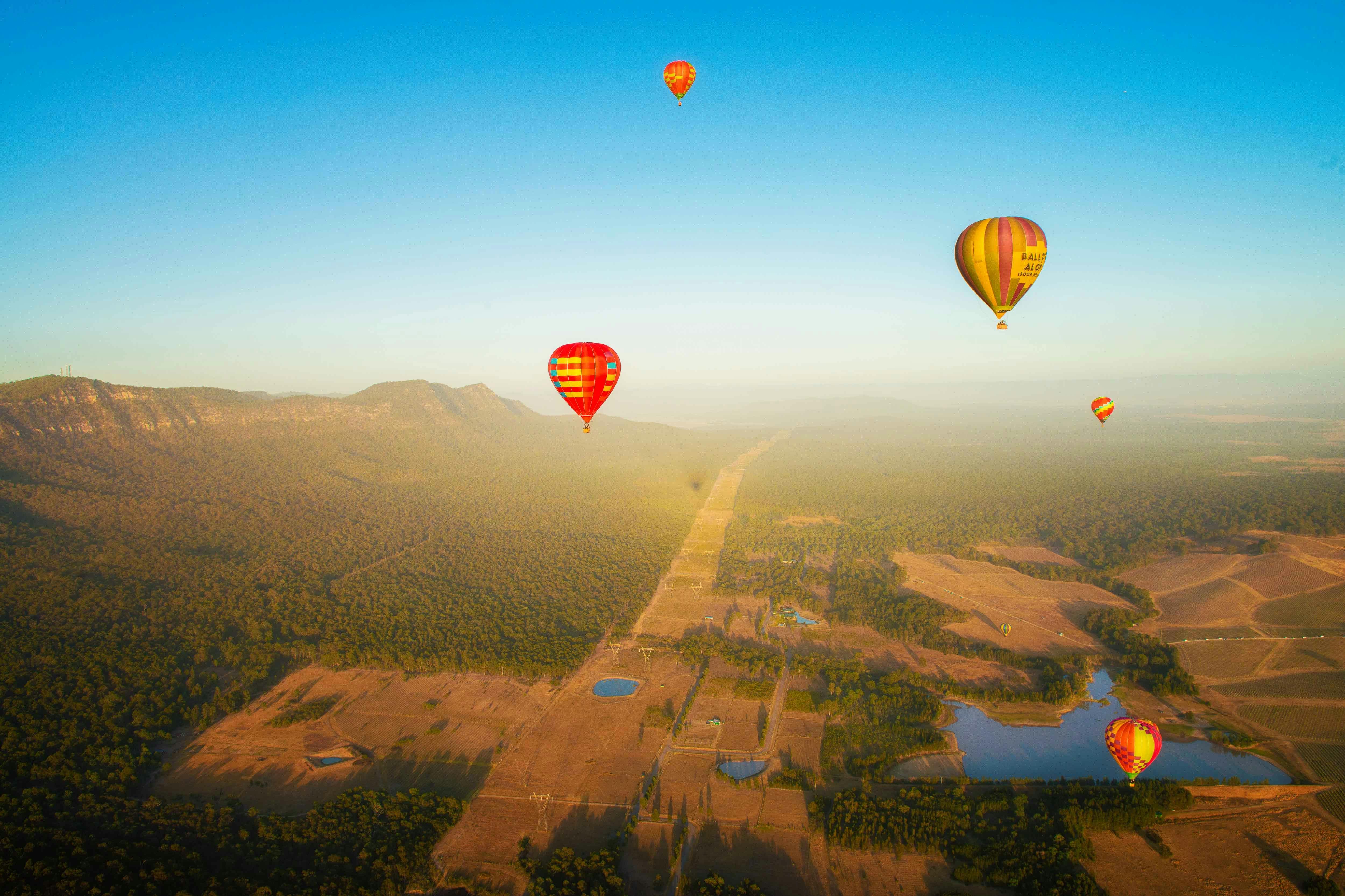 猎人谷上空飞行