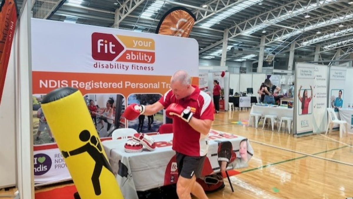 boxing exhibitor at expo