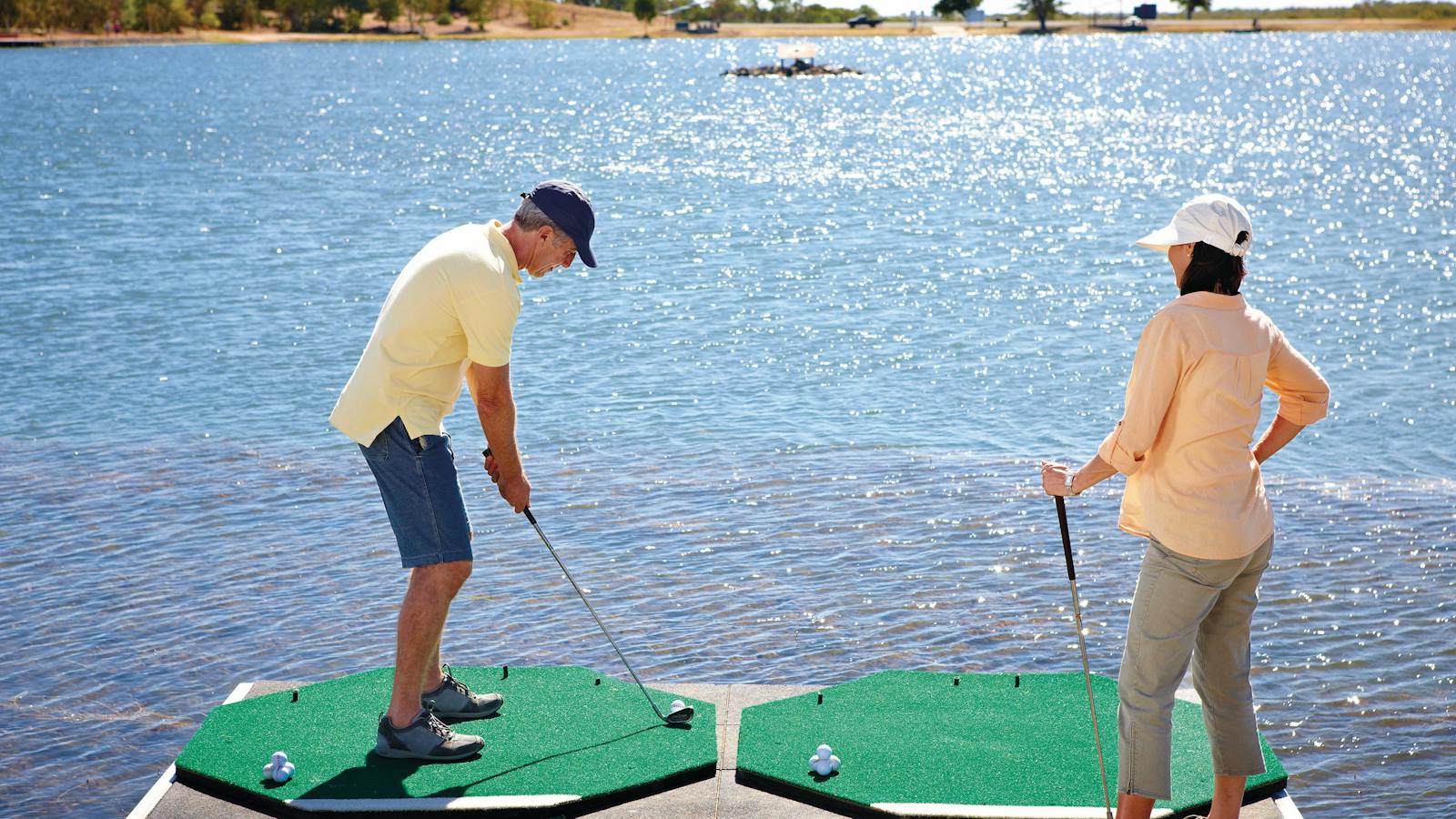 Hole in one at Lake Fred Tritton