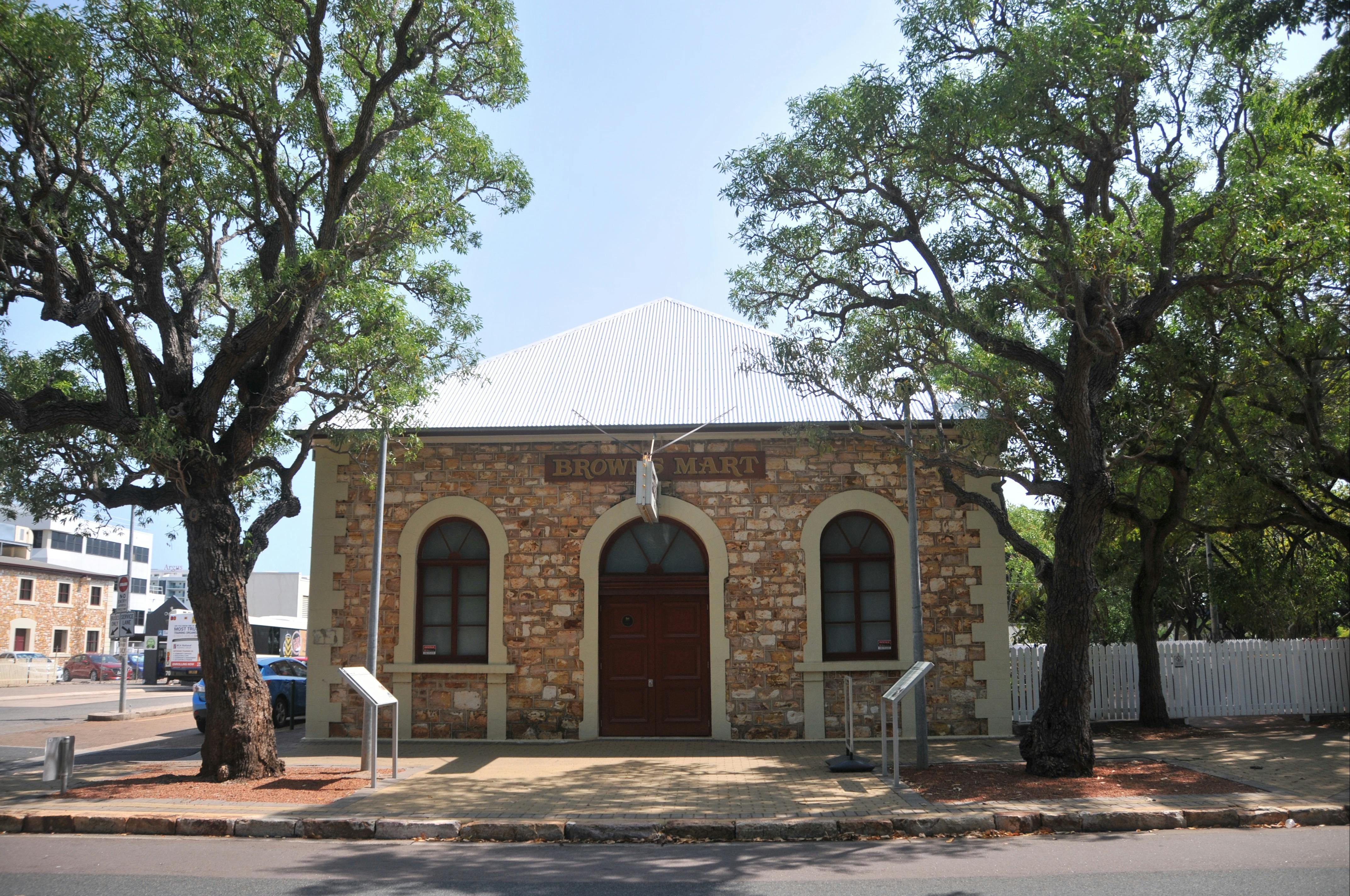 Brown's Mart front façade from Smith Street.