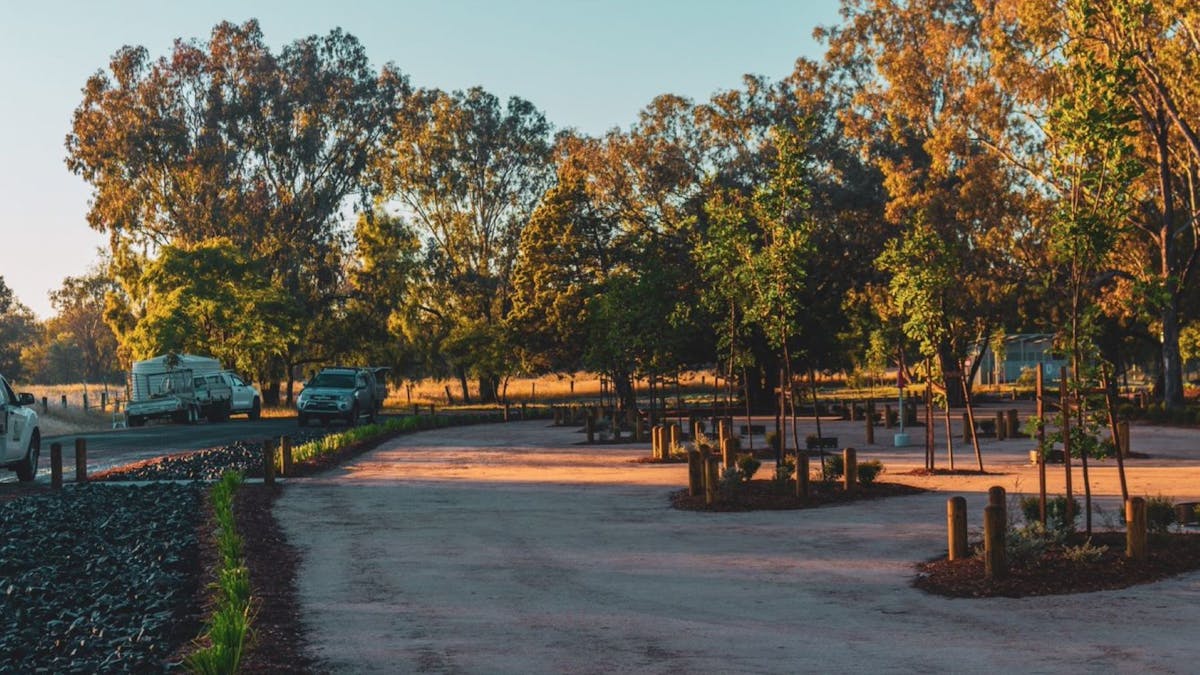 Individual camping bays and upgraded toilet facilitiles are part of the refreshed camping area