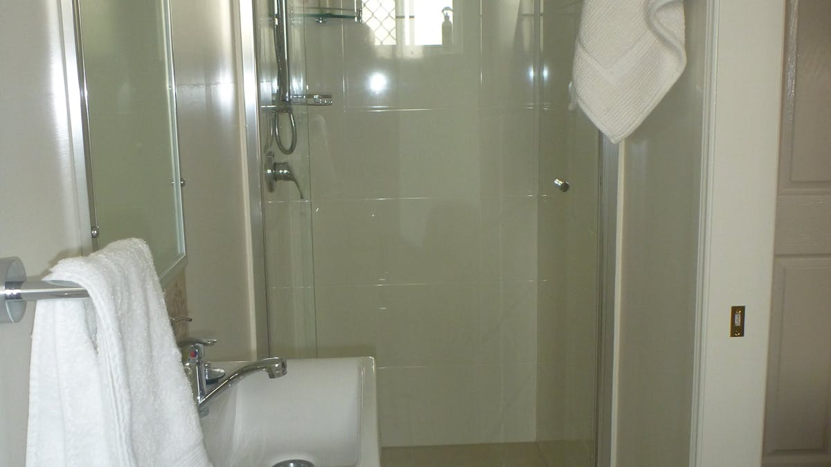 Fresh and clean, with toiletries supplied