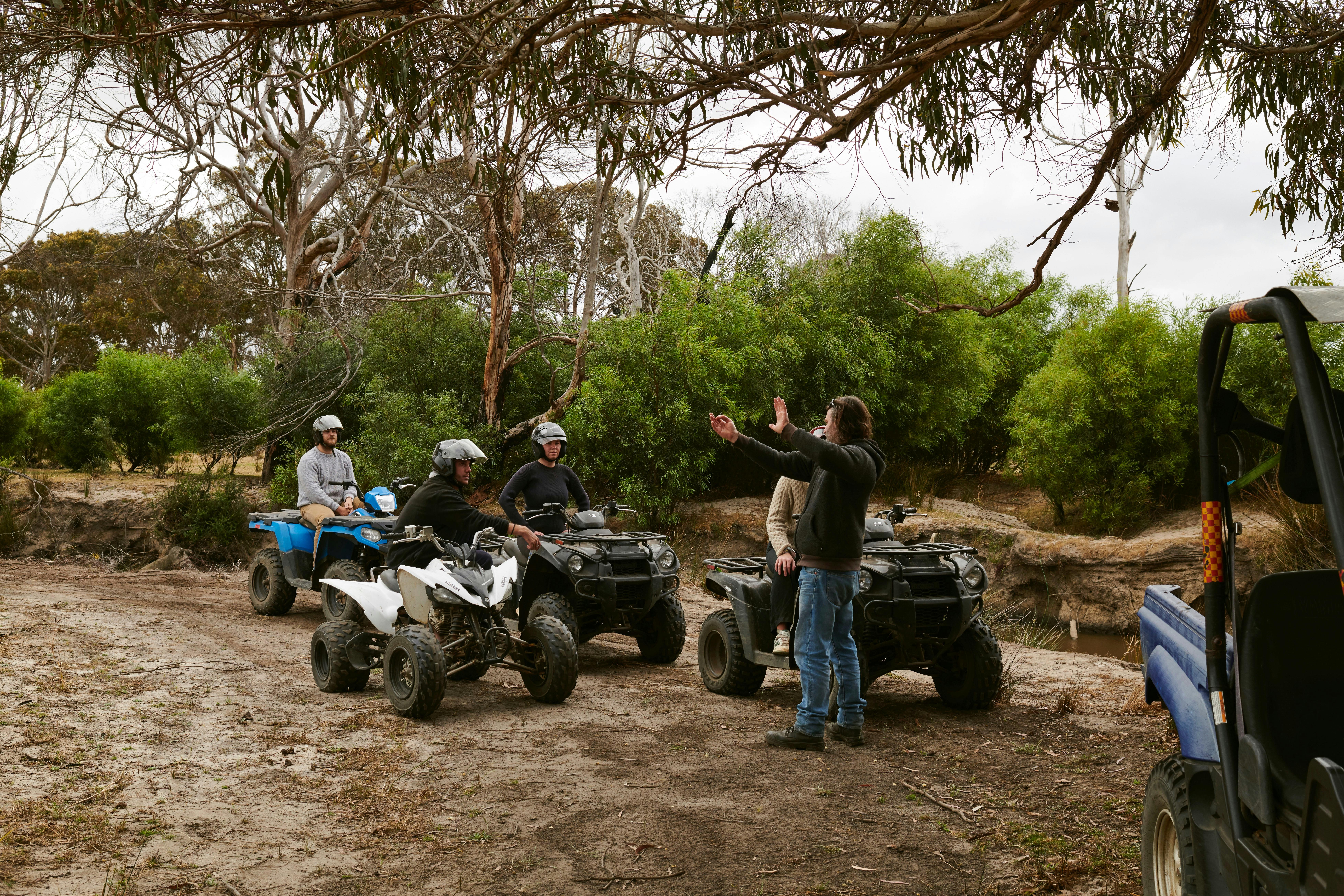 Quadbike riders