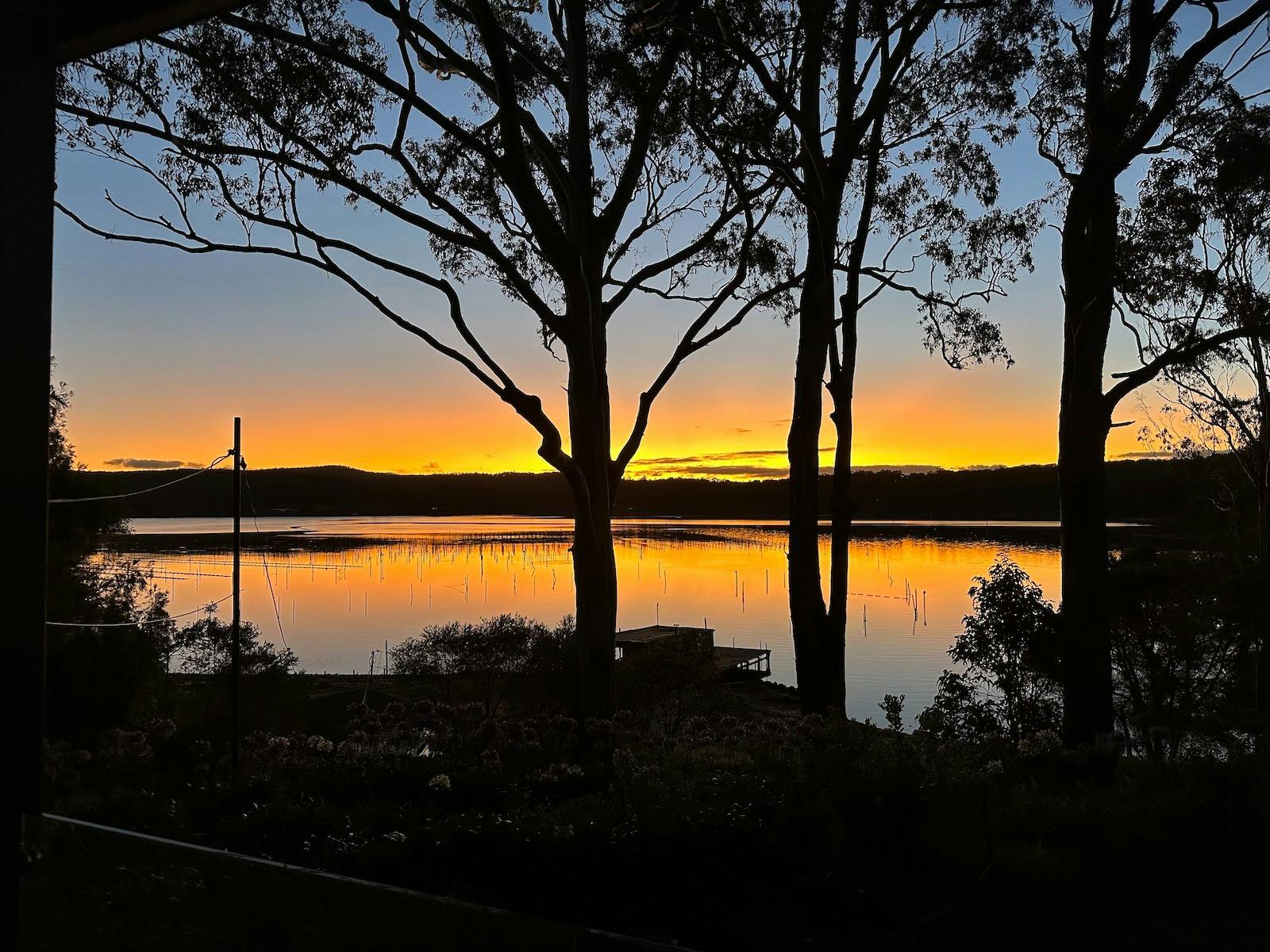Old Oyster Farm Sunset