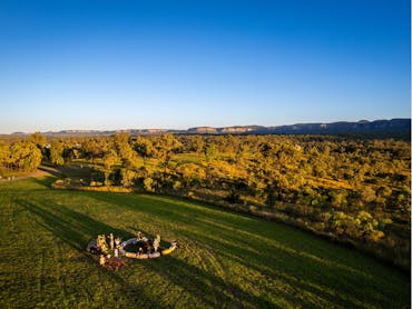 image of campground communal firepit