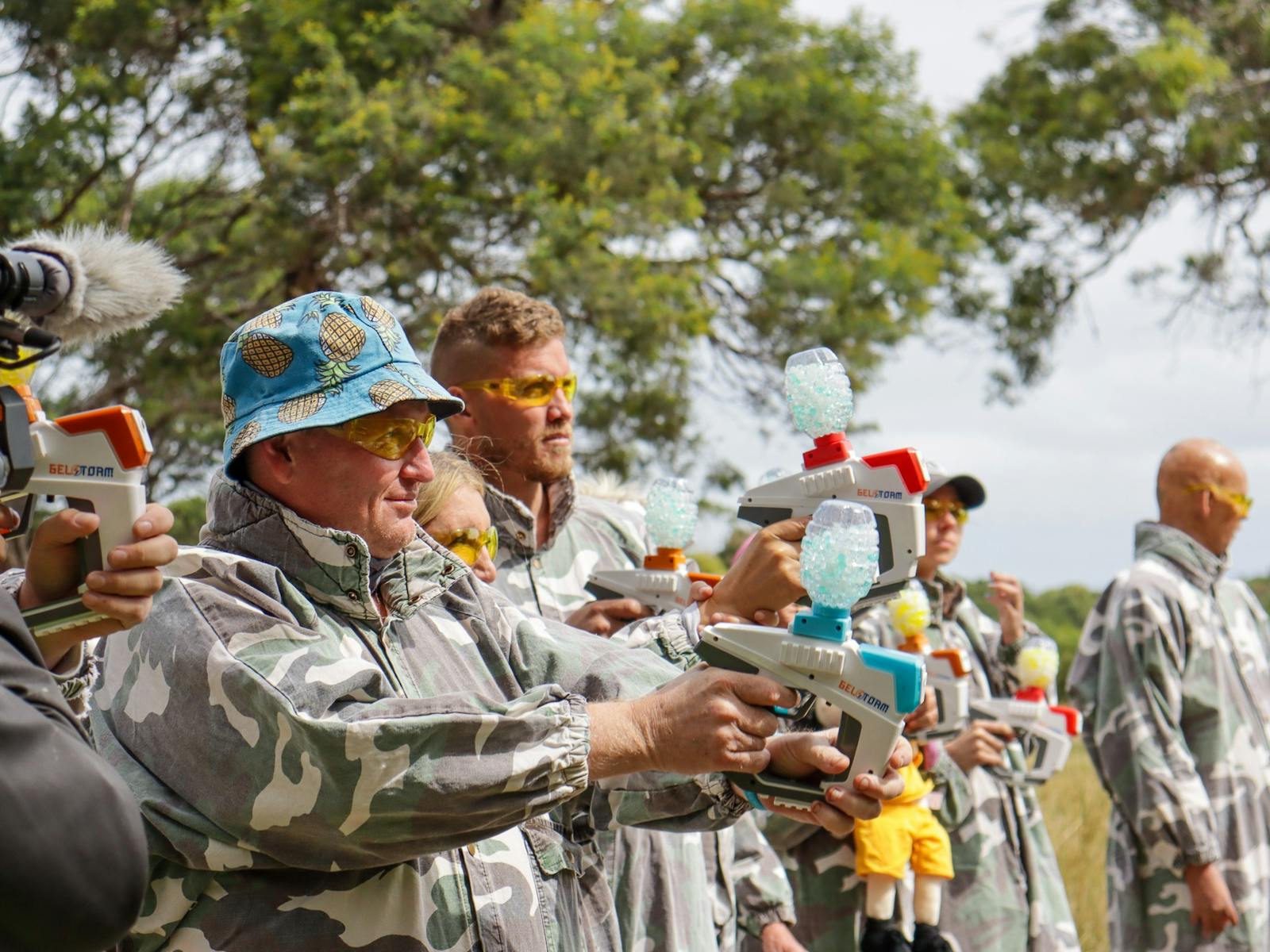 Everyone has a good time at Freycinet Paintball & Campground