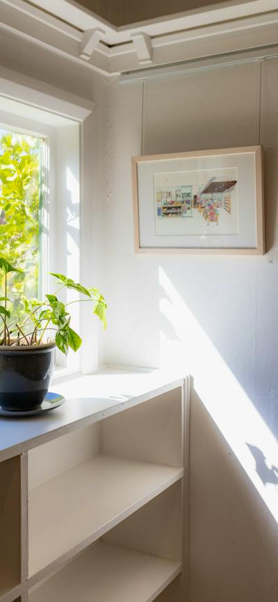 Gallery Inside Cafe Space