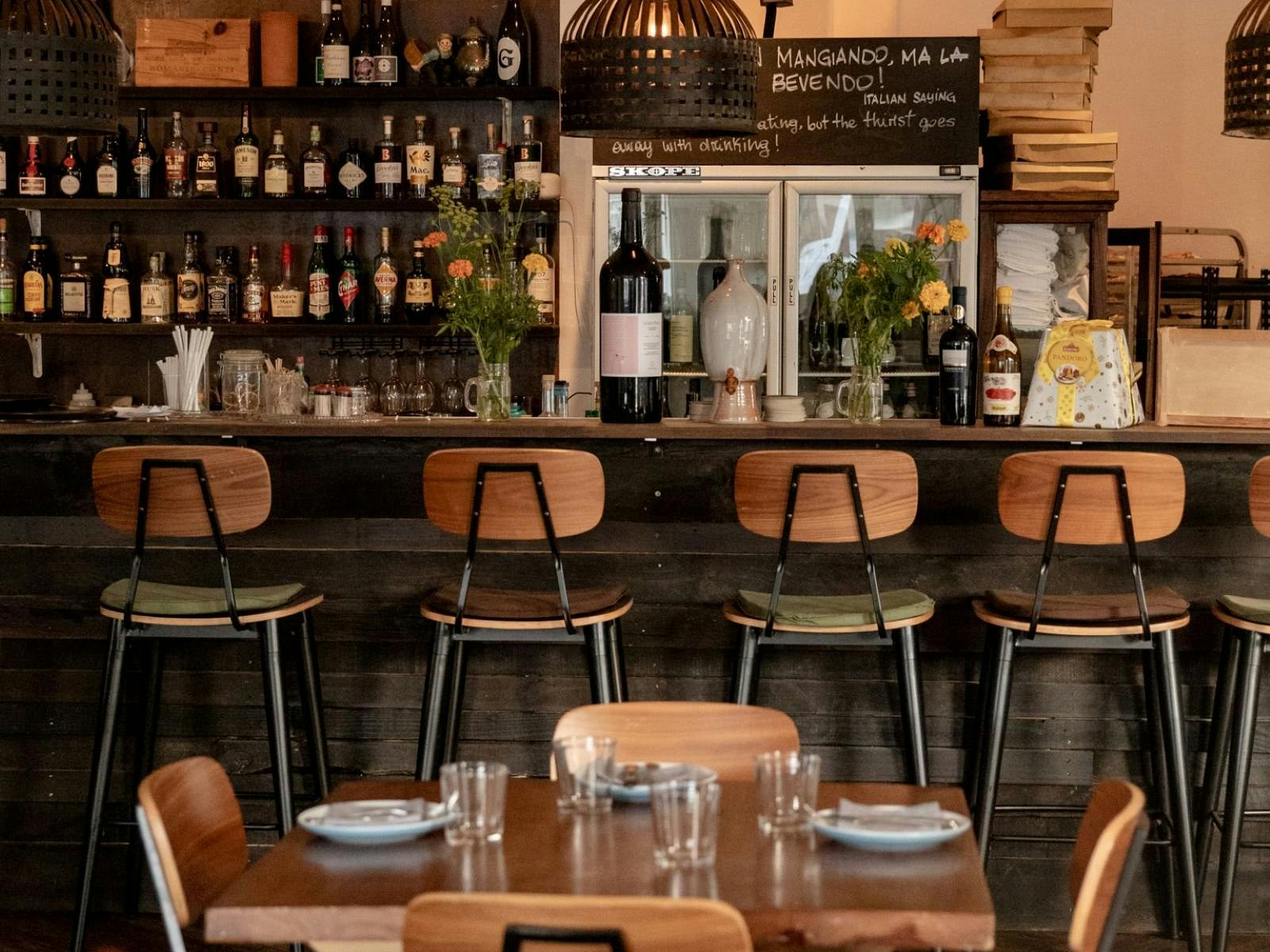 interior of restaurant